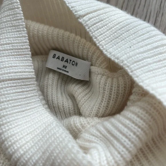 NWOTS Babaton Maclean Oversized merino wool turtleneck sweater dress - Picture 10 of 15